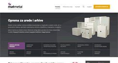 Desktop Screenshot of matmetal-sistem.hr