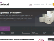 Tablet Screenshot of matmetal-sistem.hr